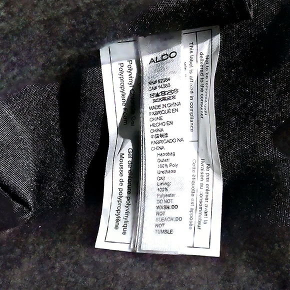 Aldo Black and White Snakeskin Crossbody Bag - Picture 15 of 16